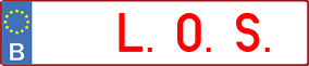 Truck License Plate